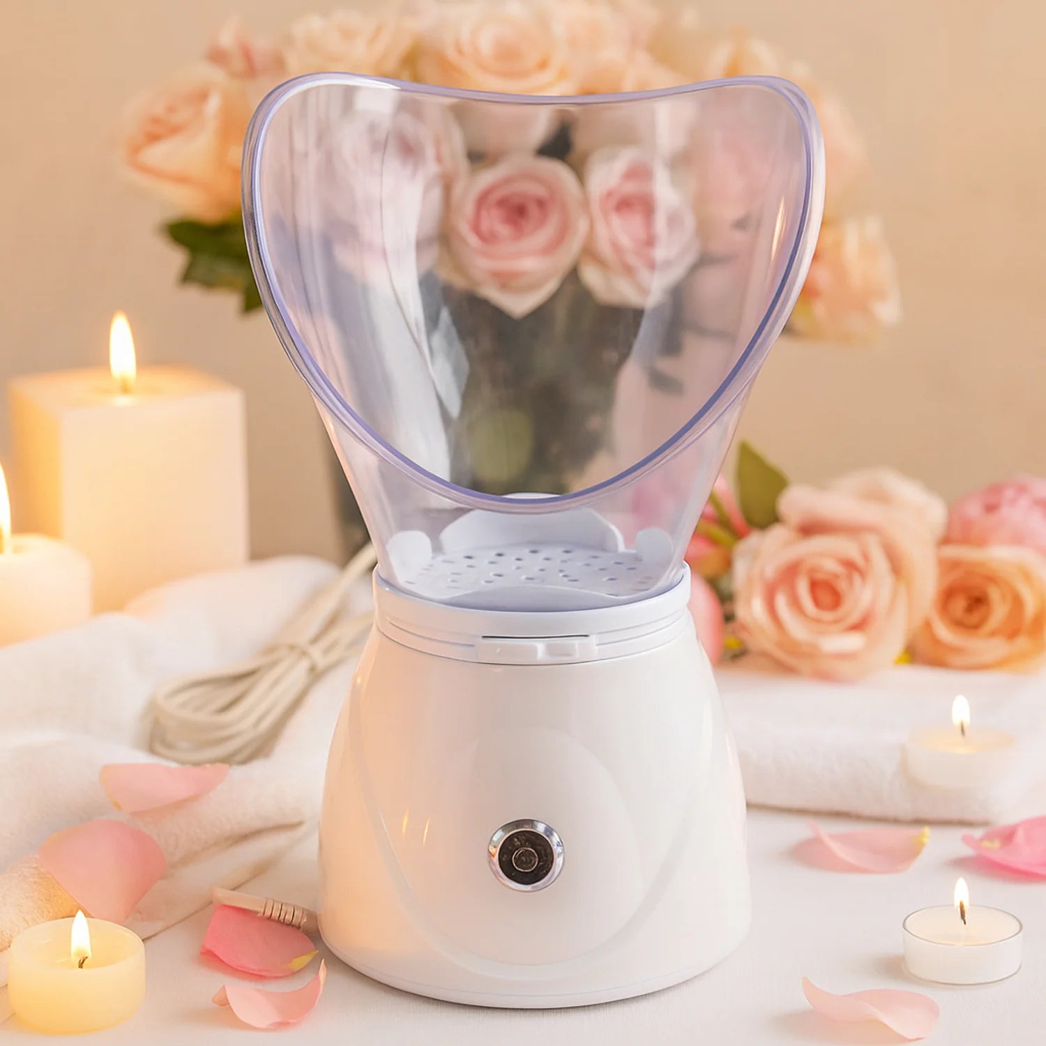 Facial Steamer – Professional 130W Ionic Steam for Deep Pore Cleansing