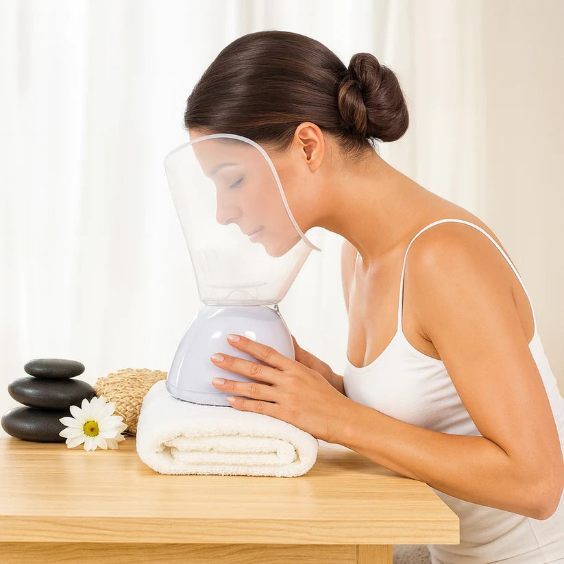 Facial Steamer – Professional 130W Ionic Steam for Deep Pore Cleansing