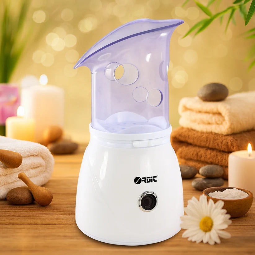 Facial Steamer – Professional 130W Ionic Steam for Deep Pore Cleansing