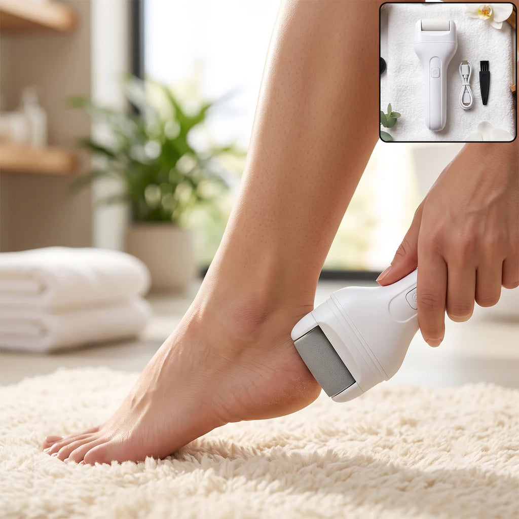 Electric Foot File – Rechargeable Callus Remover | AuriGlam