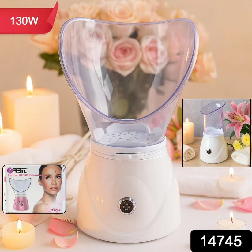 Facial Steamer – Professional 130W Ionic Steam for Deep Pore Cleansing